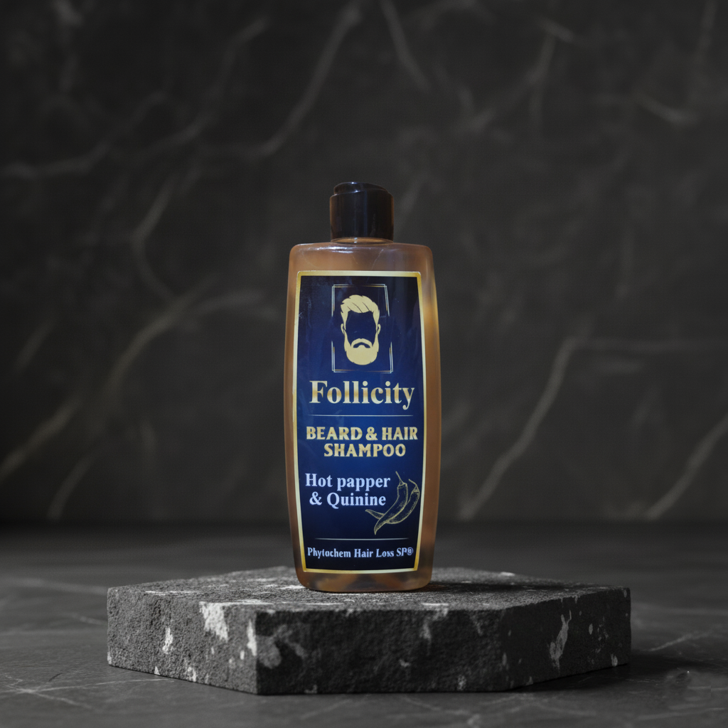 Follicity Hair & Beard Stimulating Shampoo – шампоан за дълбоко почистване и стимулиране на растежа