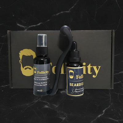 Follicity Start Beard Growth Set – комплект за стартиране на растеж на брада