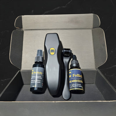 Елементи от Start Beard Growth Set – Elixir, Butter и Roller